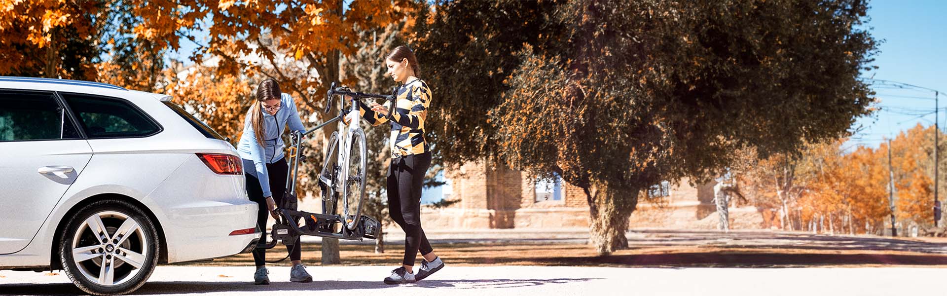 Fahrrad auf Fahrradträger