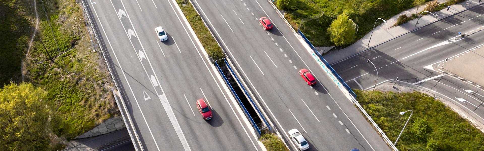 Autos auf Autobahn