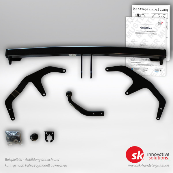 Set zur Anhängelasterhöhung mit Gutachten und Anhängerkupplung, starr, für Mercedes-Benz Citan