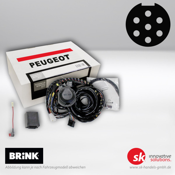 7-poliger Elektrosatz für Peugeot Rifter