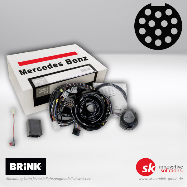 13-poliger Elektrosatz für Mercedes-Benz Sprinter 3,5-T Pritsche/Fahrgestell (907, 910)